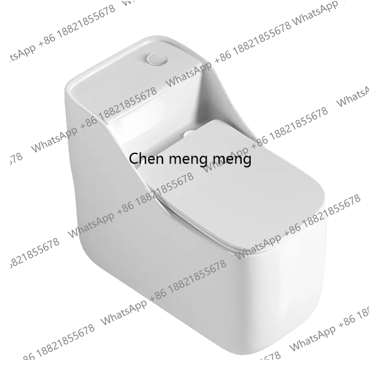 

Household ordinary flush toilet Small apartment siphon creative egg integrated toilet Water-saving and deodorant toilet