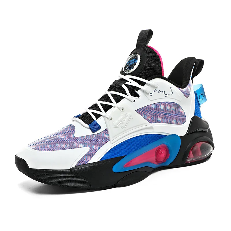 

Air Cushion Basketball Sneakers Man Professional Anti-Shock Men's Basketball Shoes High Quality Thick Sole Men Athletic Shoes