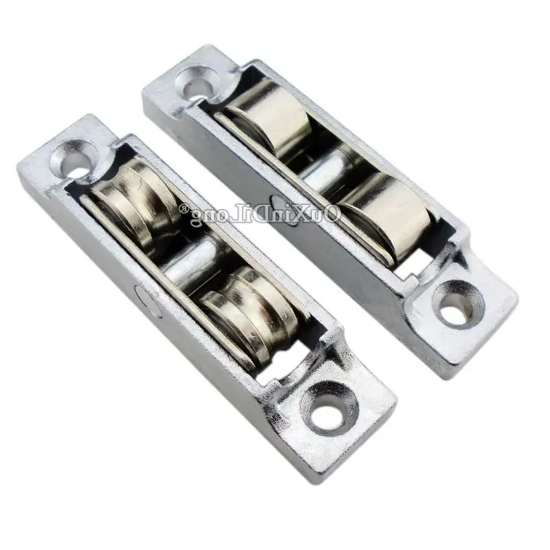 

Фирменная Новинка, 4 шт., 88-тип, ролики для раздвижных дверей и окон, металлическая ось, слот для створки, регулируемые шкивы, направляющие для колес