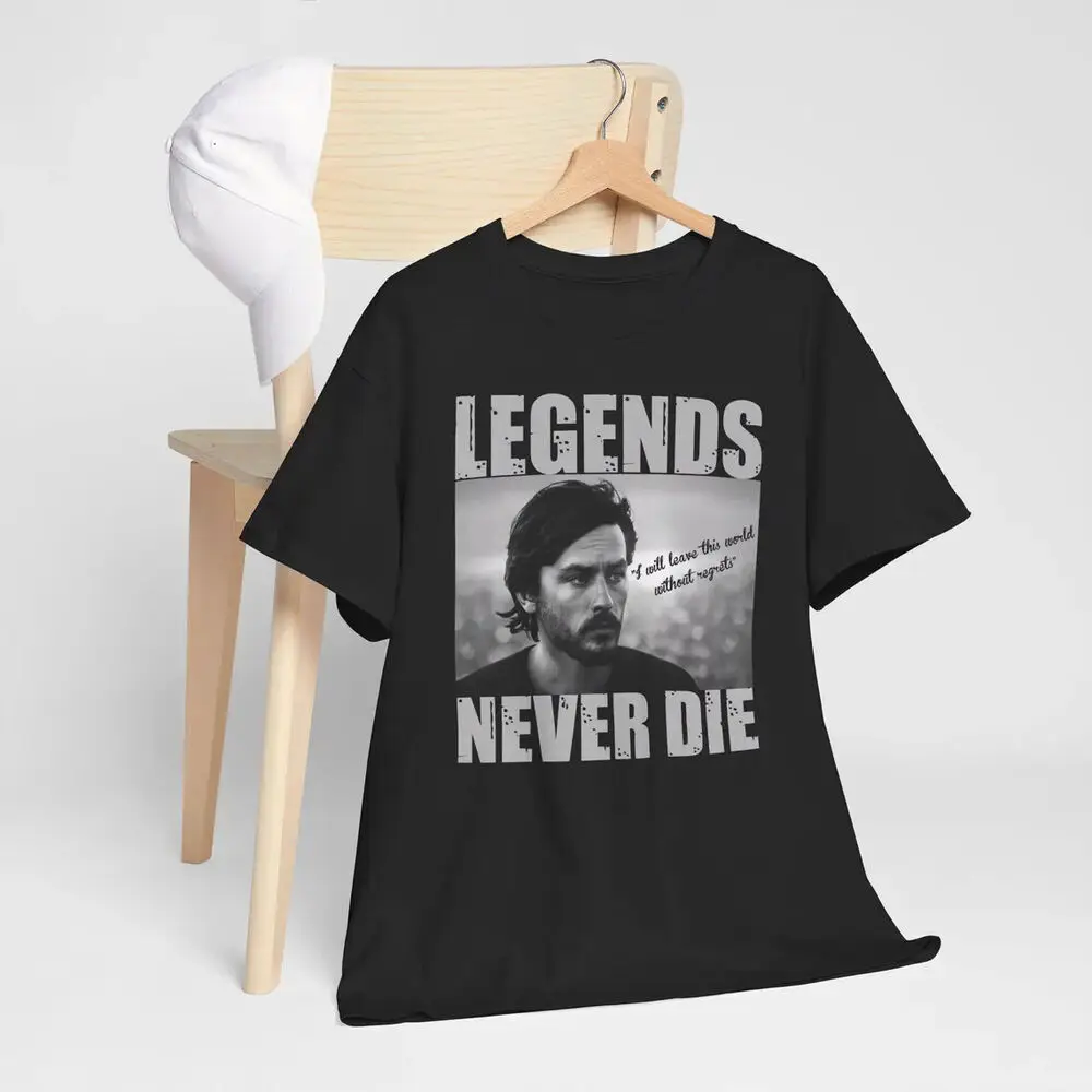 Alain Delon Shirt Tribute in Memory of French Actor RIP T-Shirt Dies At 88 Tee Short Sleeve Tops Tees Cotton Print Tshirts