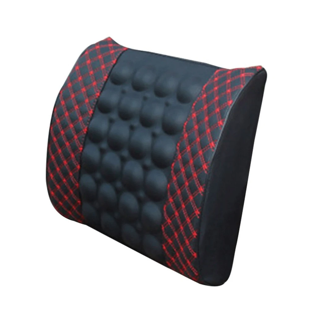 

Waist Cushion Pad for Car Lumbar Support Electric Seat Back Pad Adjustable Speed 12V Power Supply