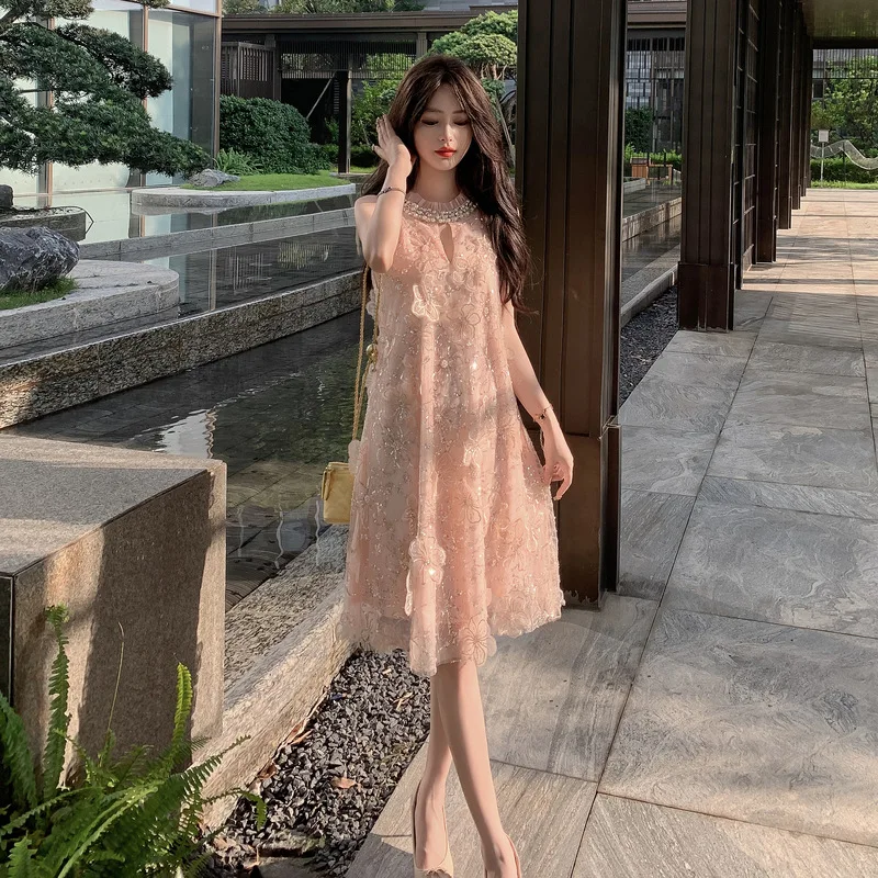 Nieuwe 2025 glinsterende diamant verfraaid zwaar werk ketting ontwerp lange Sve hoge kraag Fairy Princ Sle Dr voor dames