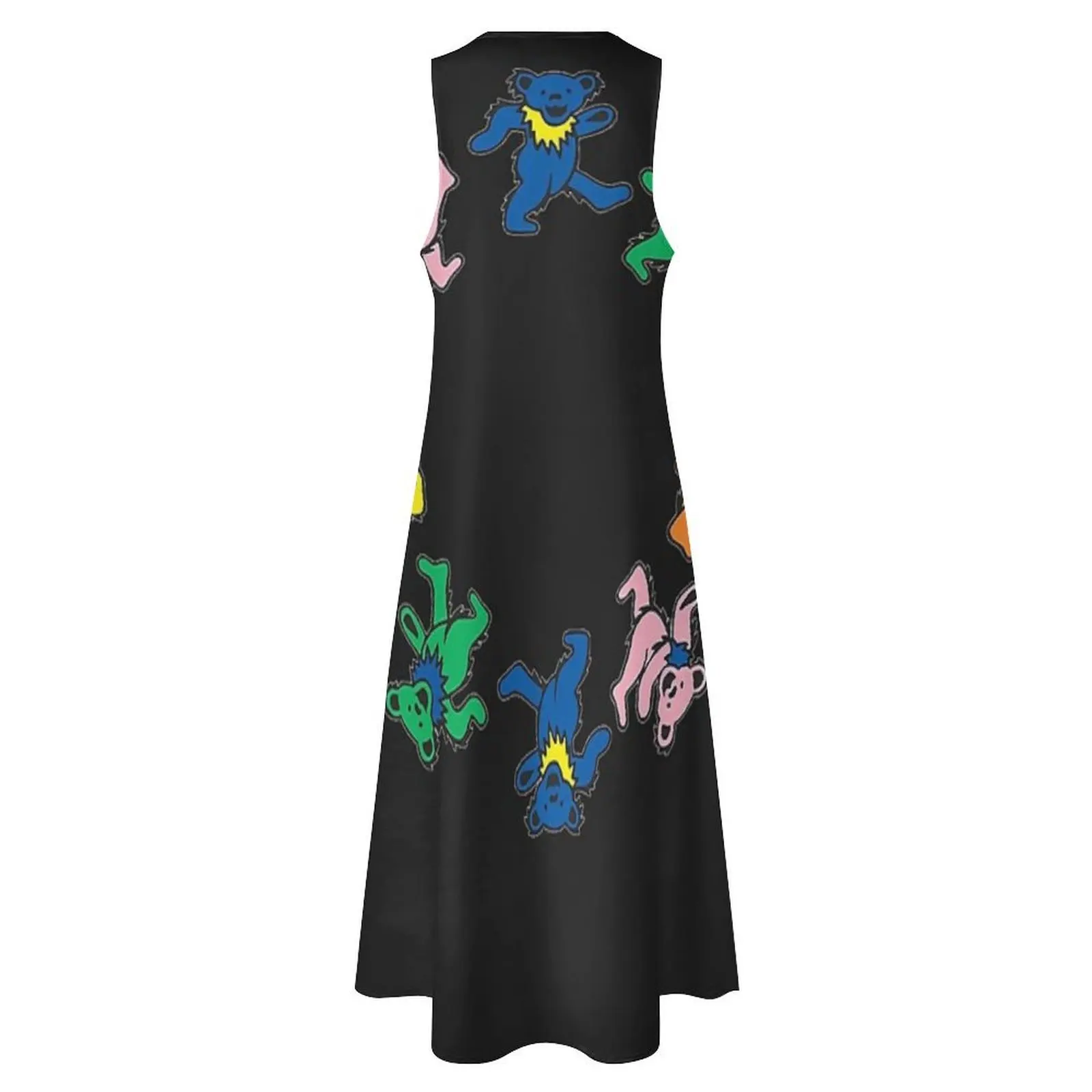 Grand Cercle d&x27;ours Morts T-Shirt klassisches langes Kleid Damenkleider Luxus Partykleider für Damen