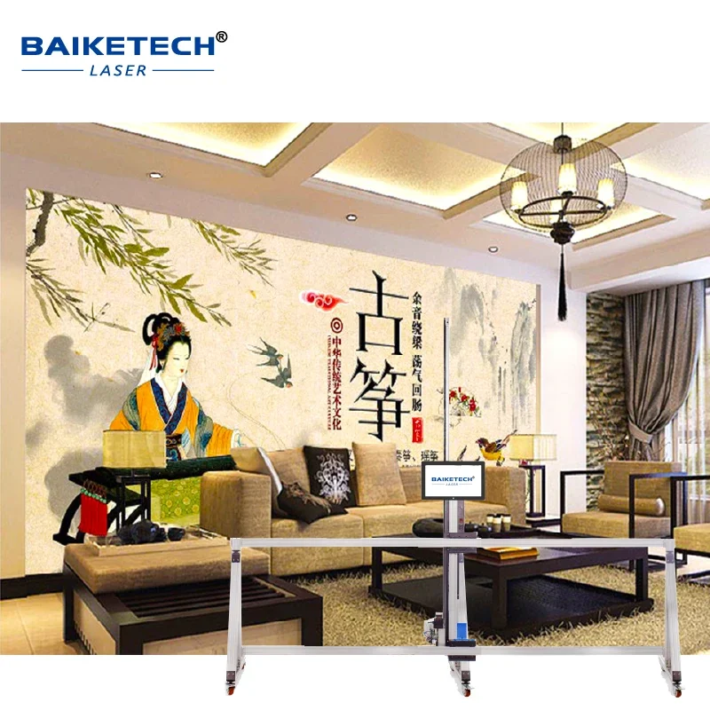 TH-UV128T 2 في 1 عالية الدقة وانخفاض استهلاك الحبر الذكية طابعة الجدار والأرضيات آلة طباعة أرضية الجدار