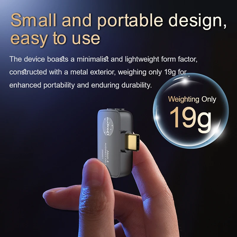 Audirect Atom 4 الصوت المحمول DAC/Amp ESS9281AC Pro فك رقاقة Op-amp RT6863C * 2 مع 3.5 مللي متر 4.4 مللي متر مخرجات فك مكبر للصوت