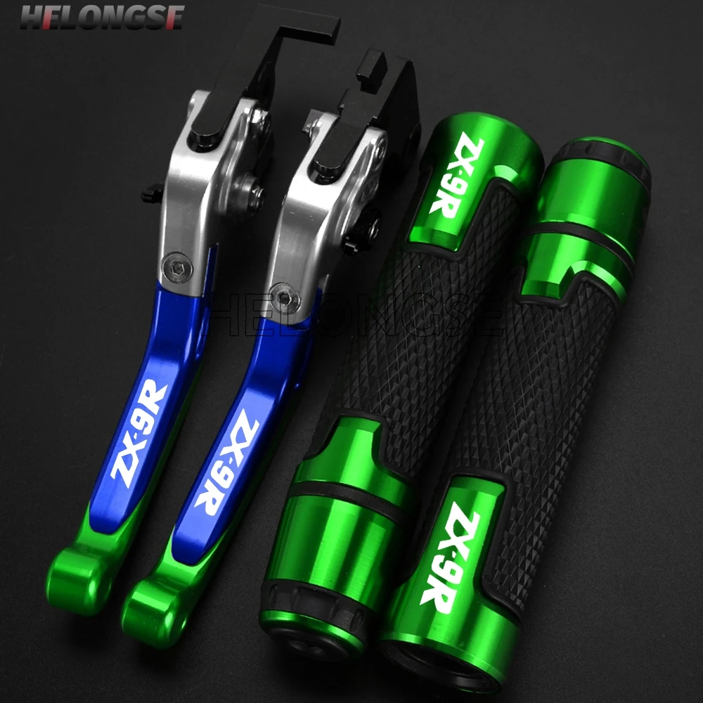 

Motorcycle Adjustable Foldable Brake Clutch Levers Handle Handlebar Grips End FOR Kawasaki ZX9R ZX 9R ZX-9R 2000-2003 2002 2001