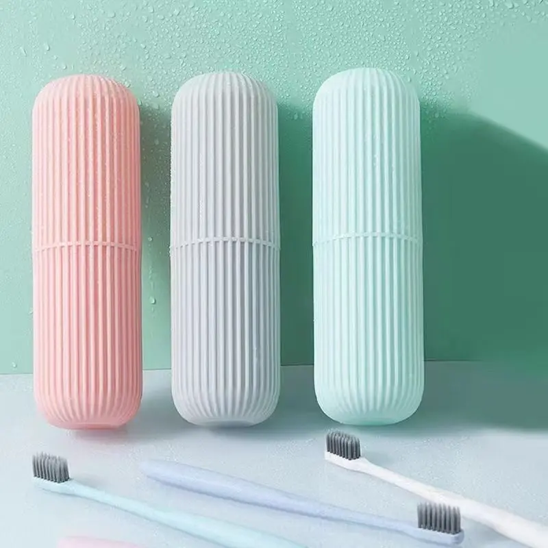 

Portable Travel Toothbrush Case Set, Travel Mouth Cup with Lid, Toothpaste Toothbrush Storage Box