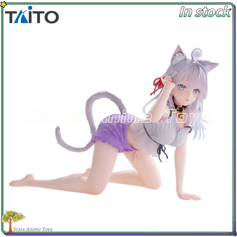 Original TAiTO Desktop Cute Alya Sometimes Hides Her Feelings in Russian Alisa Cat Ear Home Clothing Style Toy Model