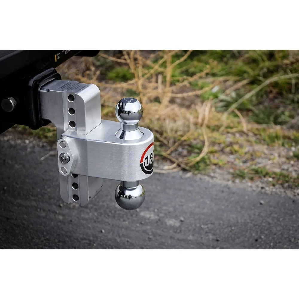 Adjustable Trailer Hitch Ball Mount - 6