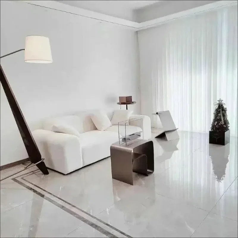 Meja Samping Persegi Stainless Steel Tebal Gaya Nordik Modern Minimalis Meja Kopi Persegi Penyimpanan Mesa De Centro Meja Samping Tempat Tidur