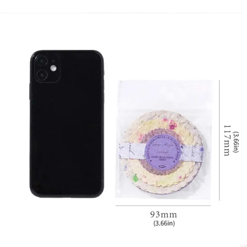 2025 스크랩북 장식 용 새로운 종이 디스크 저널링 공예 용 디스크