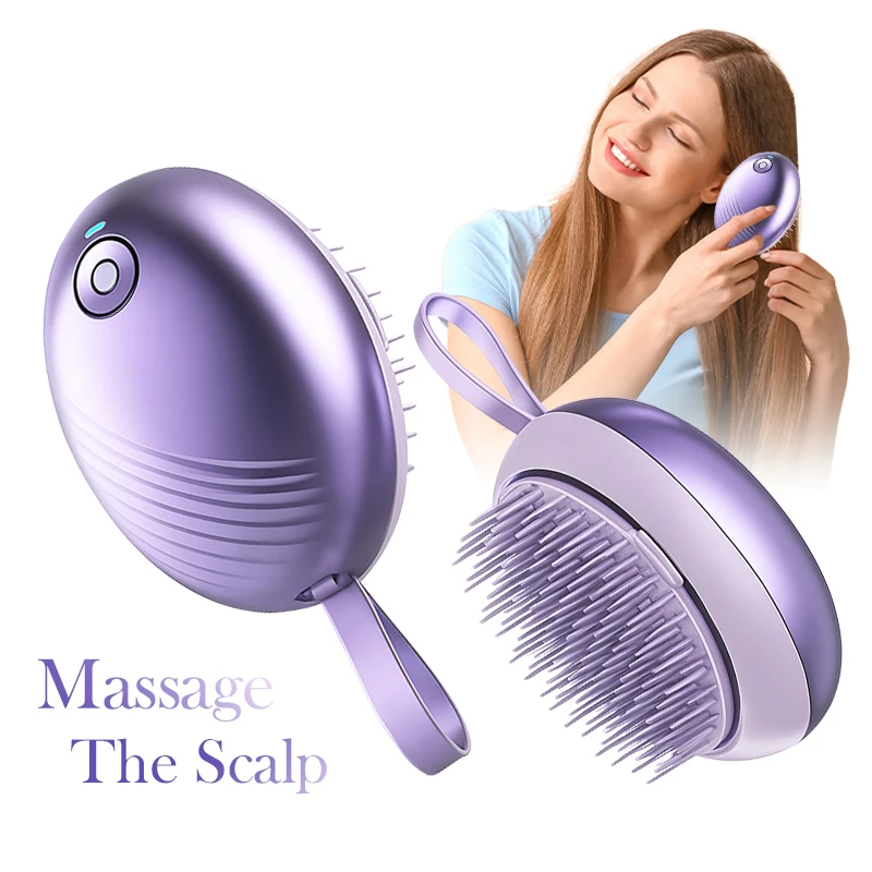 

Electric Scalp Massager Combing Meridians To Relieve Headaches Vibrating Massage Negative Ion Hair Care Massage Comb