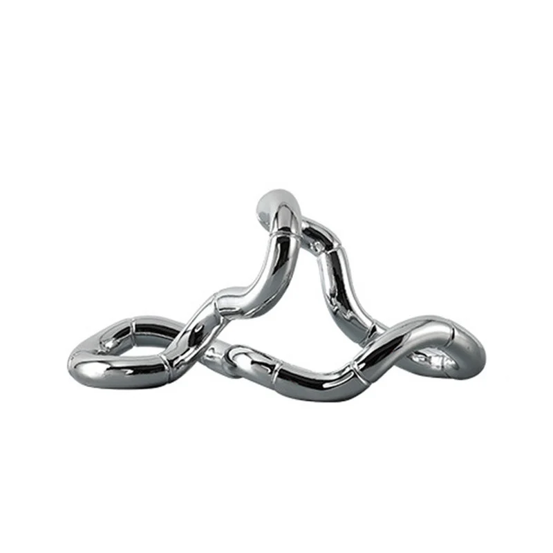 Modern Simple Light Luxury Decoration Mobius Circular Curve Living Room Abstract Geometric Decoration