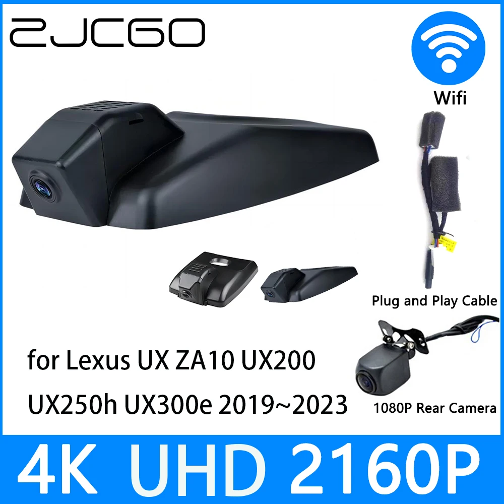 

ZJCGO Dash Cam 4K UHD 2160P Car Video Recorder DVR Night Vision for Lexus UX ZA10 UX200 UX250h UX300e 2019 2020 2021 2022 2023