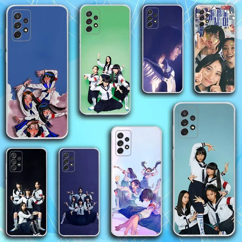 

A-Atarashii Music Gakko Phone Case For Samsung S30,23,21,22,20, FE lite,S10,9,8,7 PIus Note20ultra Soft Transparent