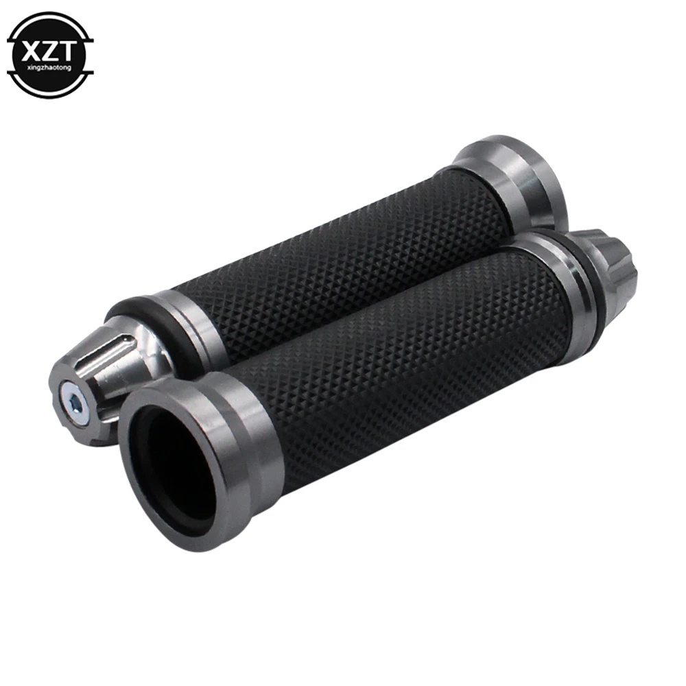 1 Pair 7/8\'\' Anti-Slip Motorcycle grips hand Handlebar Bar Grips Bicycle Rubber Mountain Cycle Handle Handlebar Bar Grips