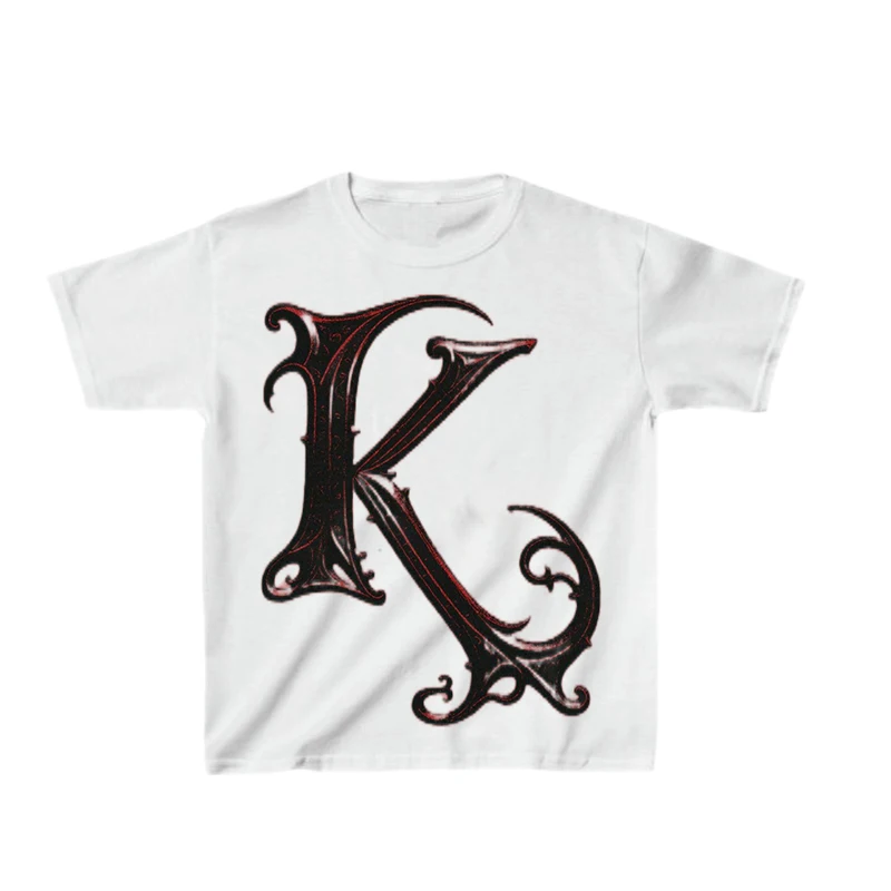 

Summer Creative Fashion Street Cartoon Flower Short Sleeve Women's Tops Casual Breathable Round Neck T-Shirt Y2k Clothing