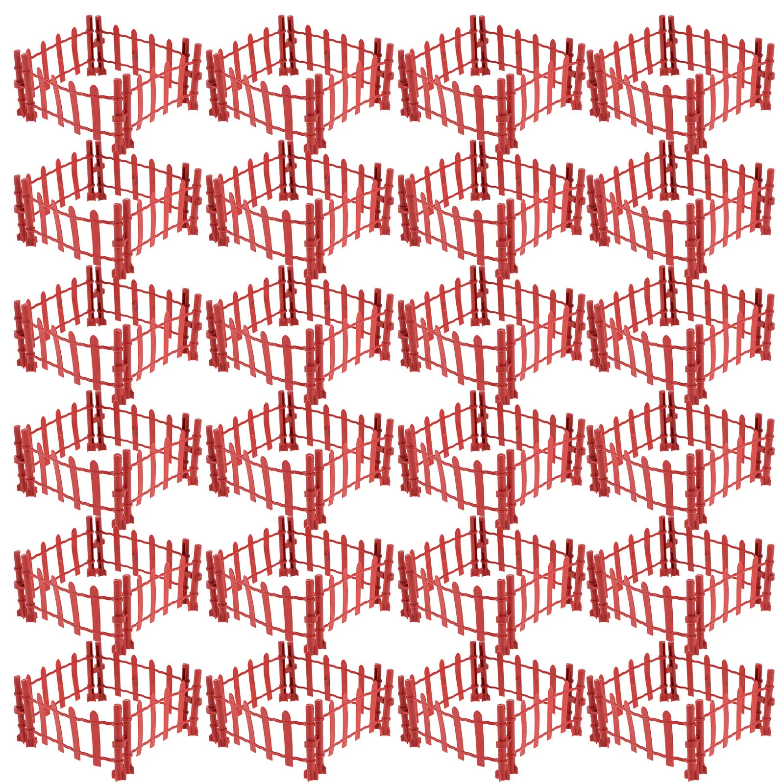 

100 шт. мини фермерский забор, пластиковый коралльный образовательный забор, песочный стол, сделай сам, сарай, паддок, топпер для торта, аксессуары для макета