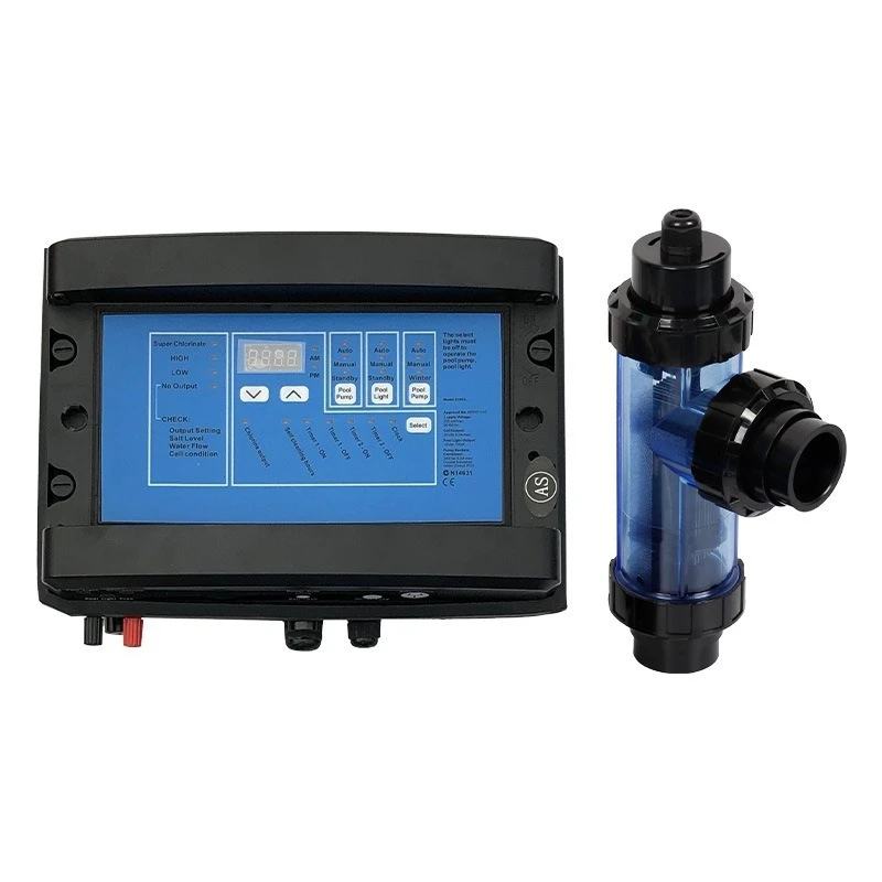 Salzelektrolyseur für Schwimmbäder, Natriumhypochlorit-Generator, Badesalz-Chlorierungsanlage