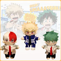 Japanese Anime My Hero Academia Plush Toys Cartoon Stuffed Midoriya Izuku Bakugou Katsuki Todoroki Shoto Dolls Kids Gifts Birth