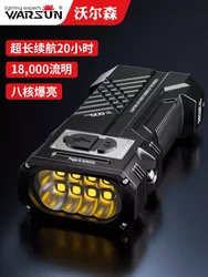 強力な充電式懐中電灯x609pro,超高輝度,屋外,多機能,ポータブル,自動車修理,LED照明,ワークライト