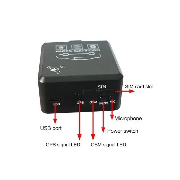 TK228 GPS Tracker com RFID, Dispositivo De Rastreamento Em Tempo Real, Web Tracking System, Aplicativo Móvel
