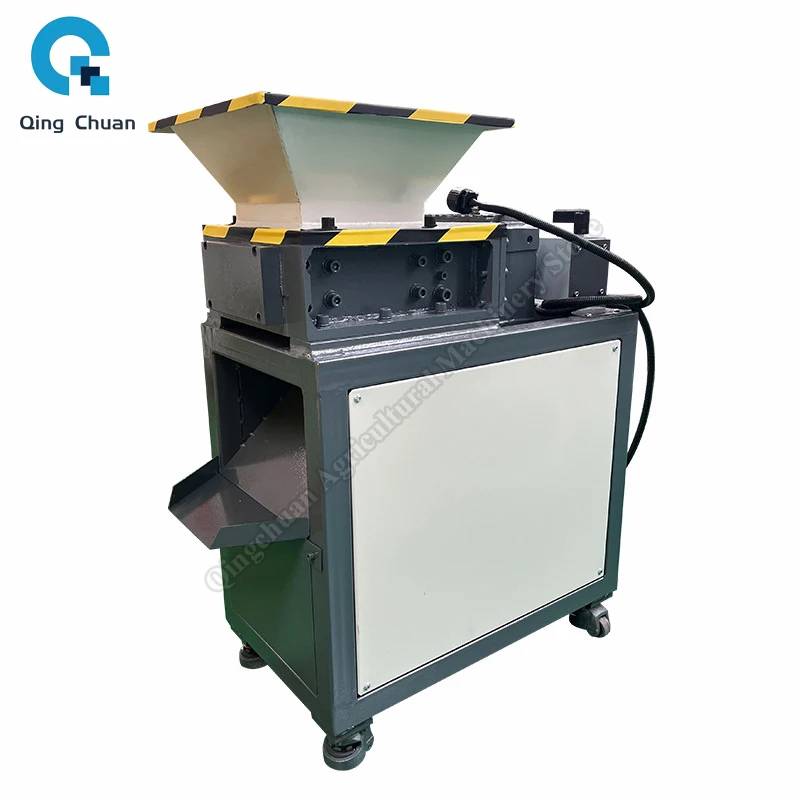 Shredder Chassis Plastic Film Crusher Wood Industry Scrap Iron Large Small Single Double Shaft  Multi-Functional Waste Crusher