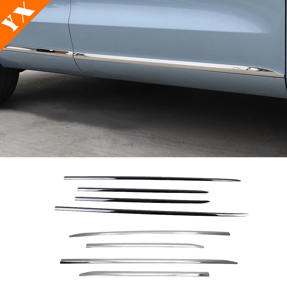 

For Huawei Aito M7 2024-2025 Car Decorative Chrome Body Scratch-Proof Crash-Proof Protection Strip Door Side Trims Accessories