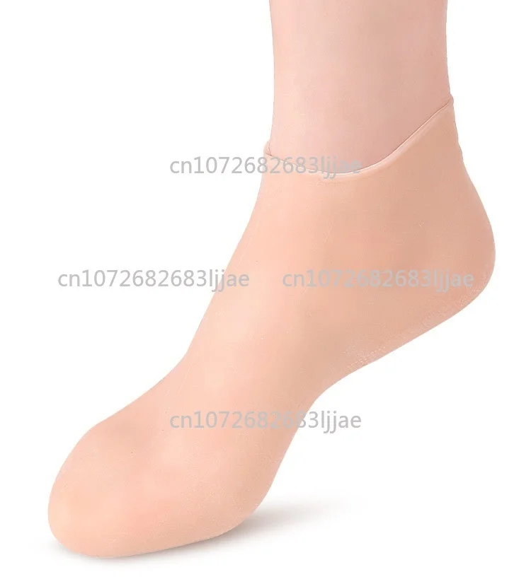 

New Product Creative Customized Logo Silicone Breathable Moisturizing Spa Gel Socks Women's Foot Skin Care