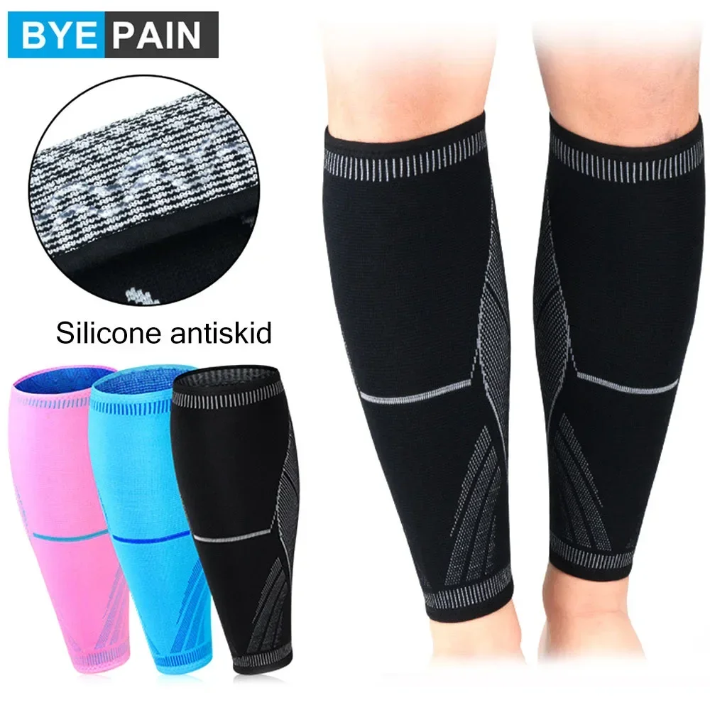 1Pcs Professional Sports Calf Compression Sleeve - Leg Sleeves Calf Support for Running, Cycling, Training, Football, Basketball