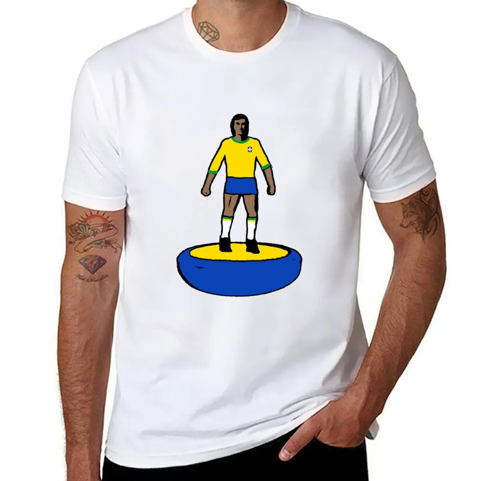 

Subbuteo Player Brasile T-Shirt man tshirt anime t shirts for man T-shirt