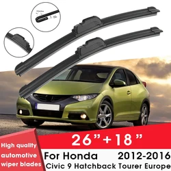 Car Wiper Blades For Honda Civic 9 Hatchback Tourer Europe 2012-2016 26