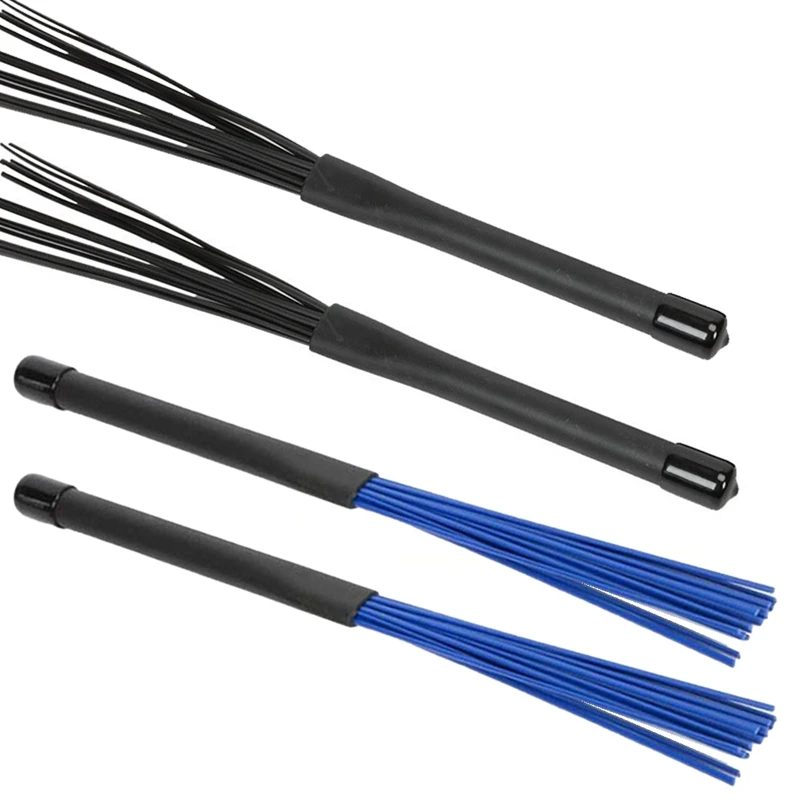 

Retractable Wire Brush Drum Stick Brush With Comfort Rubber Handle-AT93
