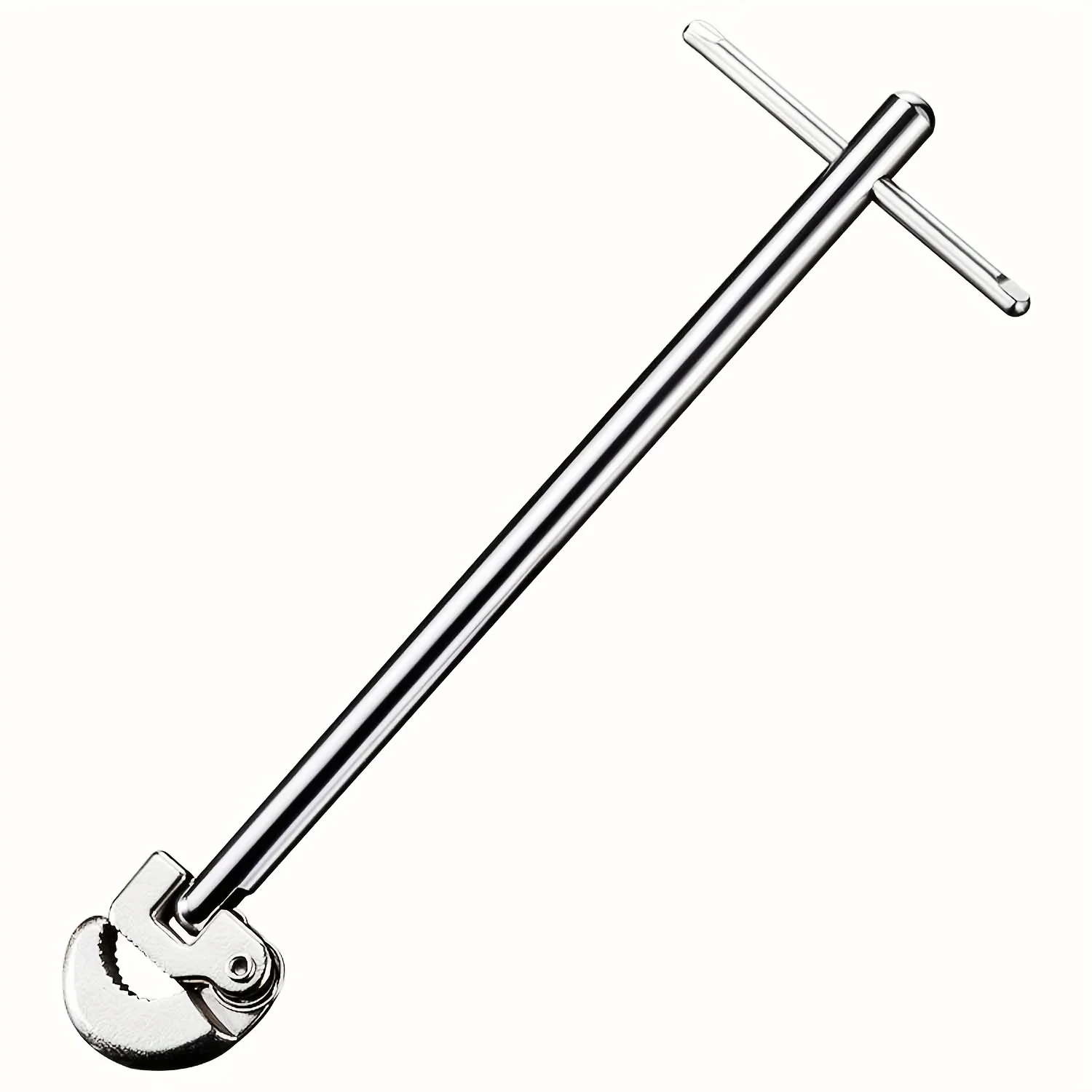 Multifunktionaler, verstellbarer Waschbeckenschlüssel, mechanisches Sanitärwerkzeug aus Metall für Wasserhahn, Badezimmerrohre und Abflussinstallation – Detail 6