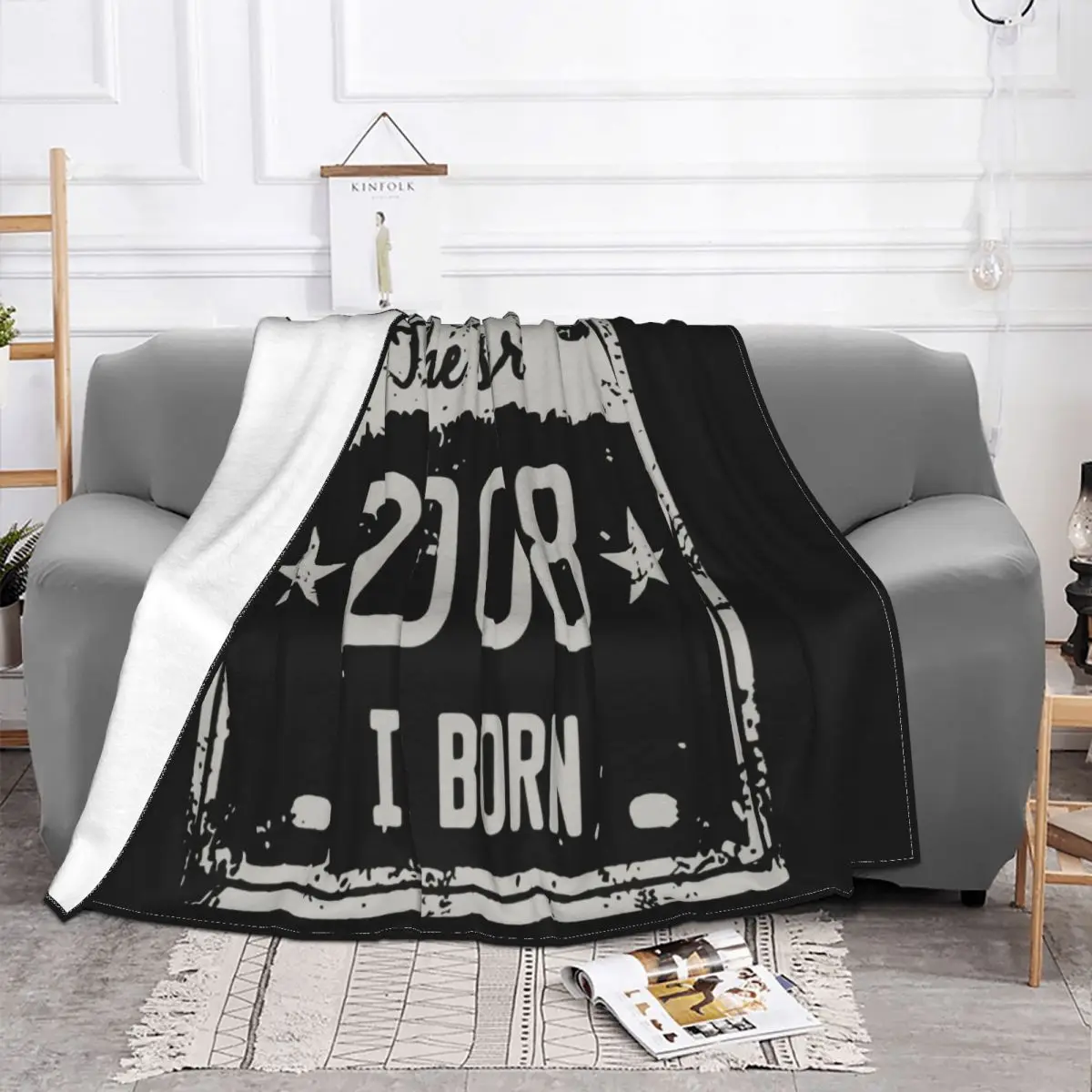 The Star 2008 Herren Schwarz Geburtstag Geschenk Summer Style Children Wholesale Present Cute Adult Colour Throw Blanket