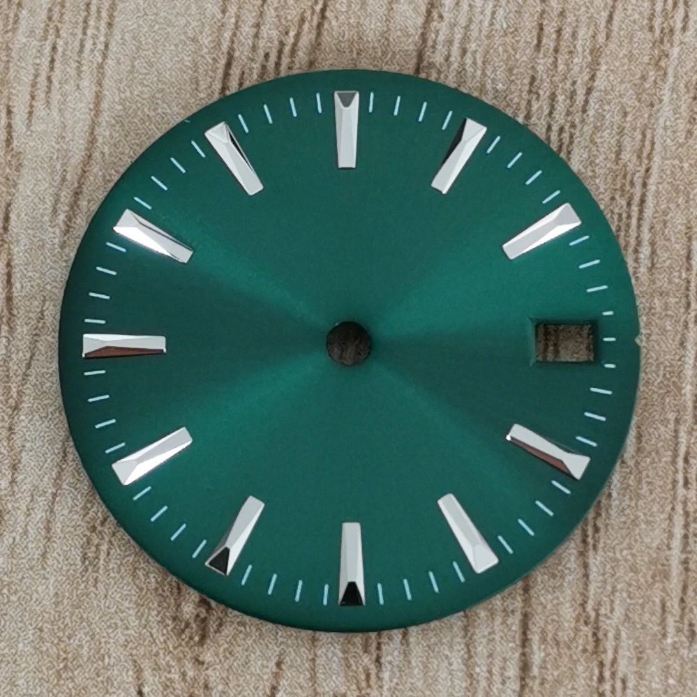 Suitable for NH35/NH36 movement dials Modified watch accessories dial Striped nail literal Sun pattern without logo Simple dial