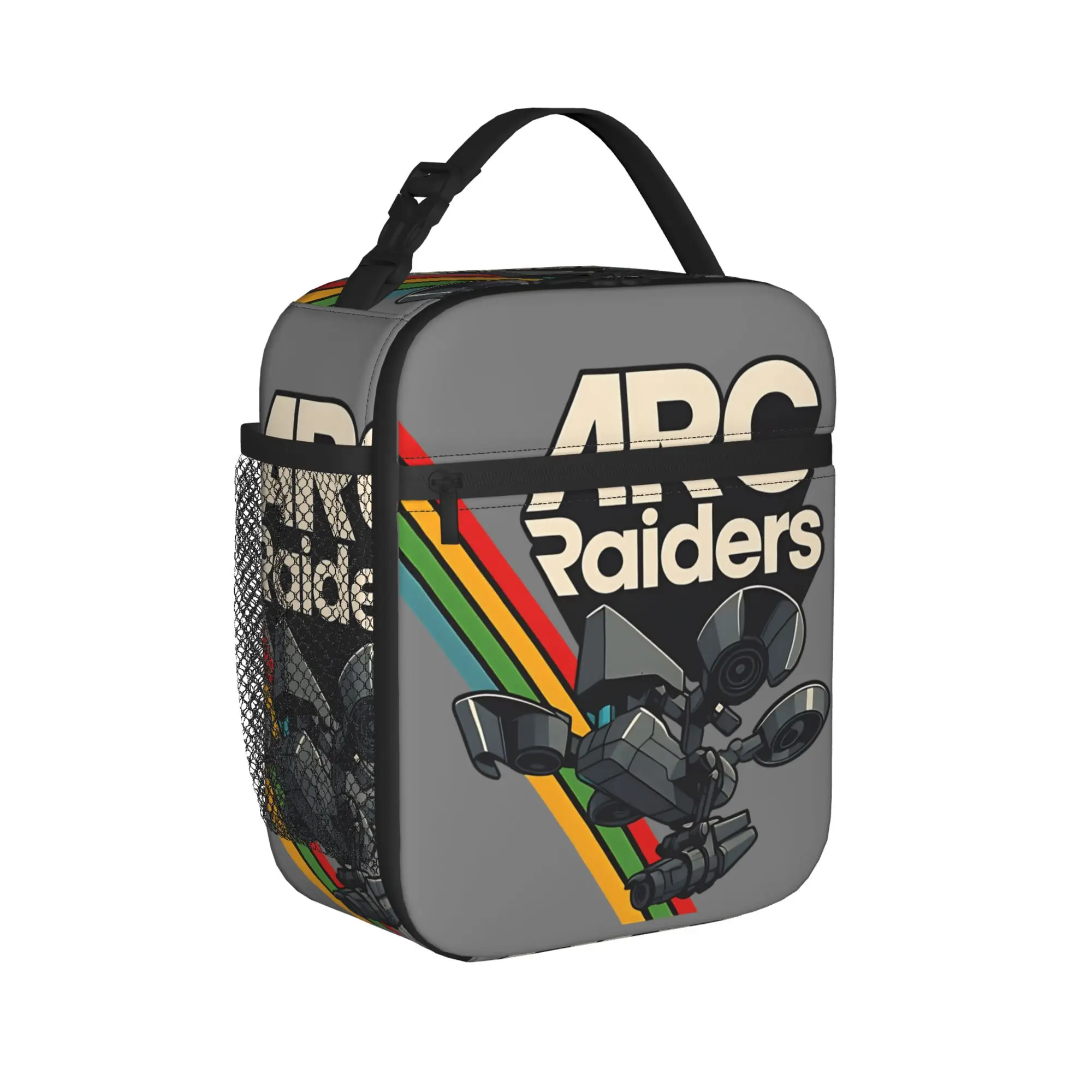 Character Arc Raiders Insulated Lunch Bags Thermal Bag Reusable,Meal Container  High Capacity Tote Lunch Box Food Storage Bags