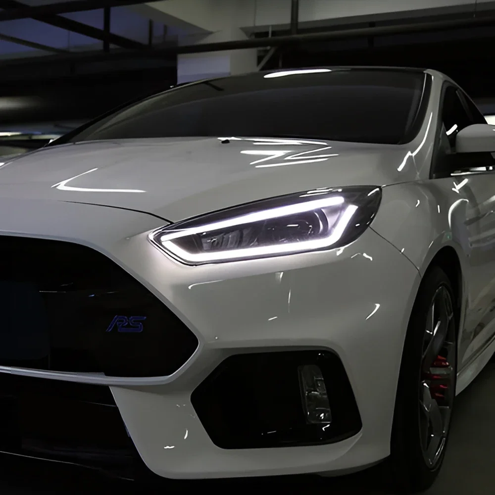 

Автомобильные передние фонари для Ford Focus 2015-2018, светодиодные автомобильные фары в сборе, обновление, высококачественные динамические линзы проектора DRL, аксессуары