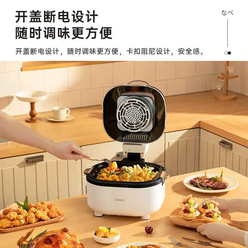220V Air Fryer Home Electric Fryer ทอดน้ํามันต่ําเตาอบไฟฟ้าอเนกประสงค์freidora de aire sin aceite