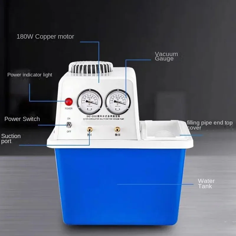 Laboratory Circulating Water Vacuum Pump Chemical Pharmaceutical Biochemical Food Multipurpose Vacuum Distillation
