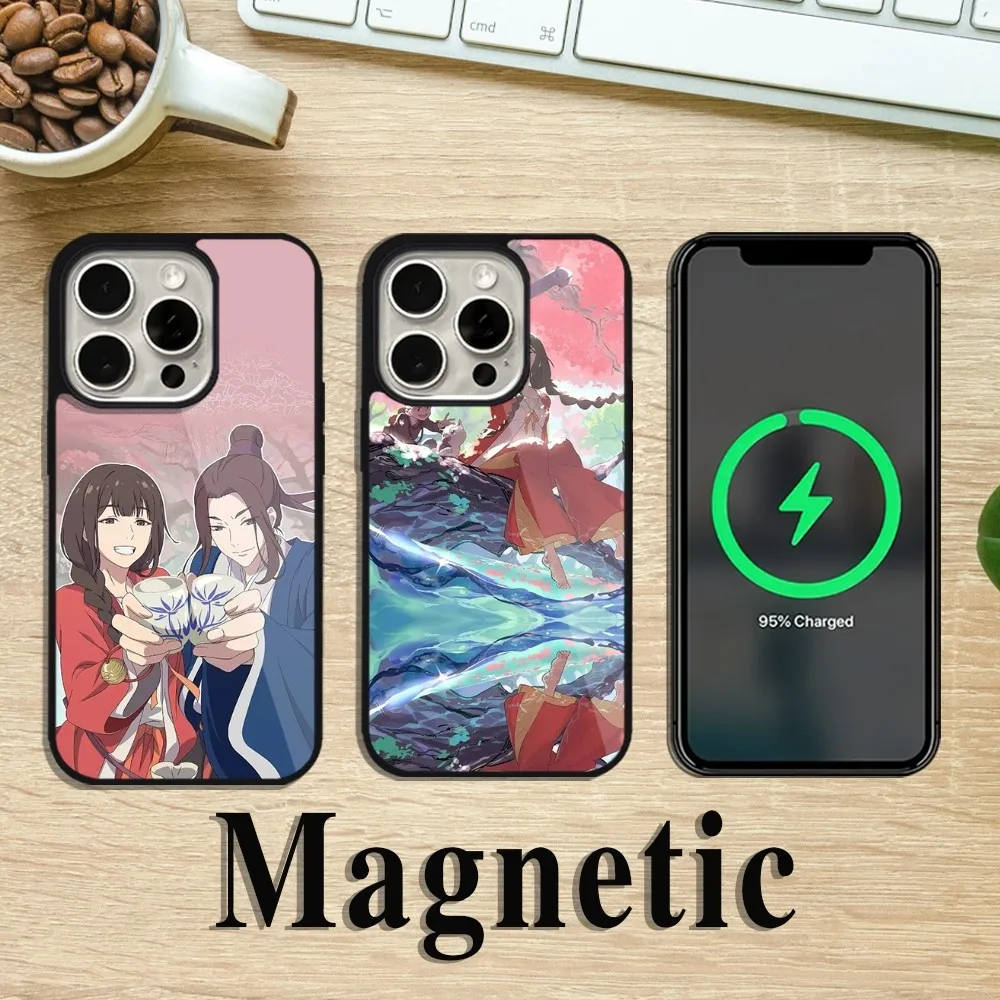 F-Fairies Cartoon A-Albums Phone Case For iPhone 11 12 13 14 15 Pro Max Plus Magsafe Magnetic Wireless Charging