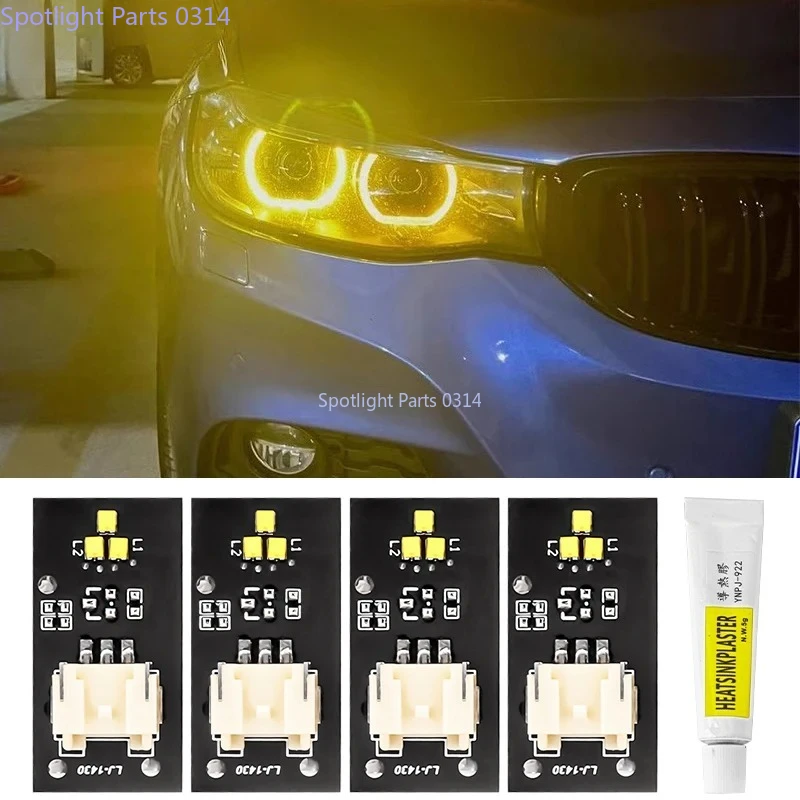 

New For BMW 3 Series F30 F31 F34 2012-2016 CSL Yellow DRL Modules Board Set LED Daytime Running Light DRL Module 1set