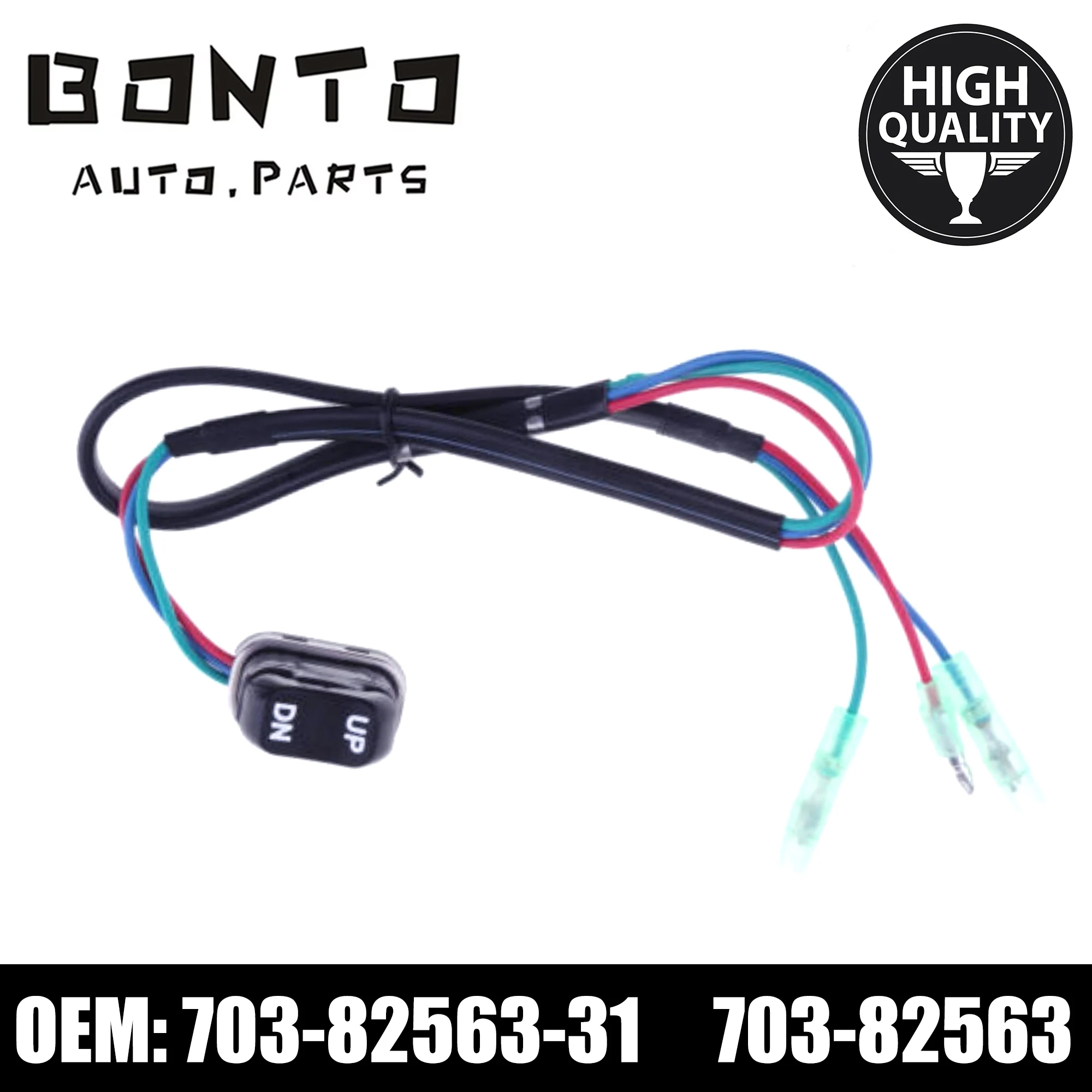 BONTO Trim Tilt Switch Assembly For Yamaha Outboard 2001-04 Spare Parts Replace 703-82563-31 703-82563