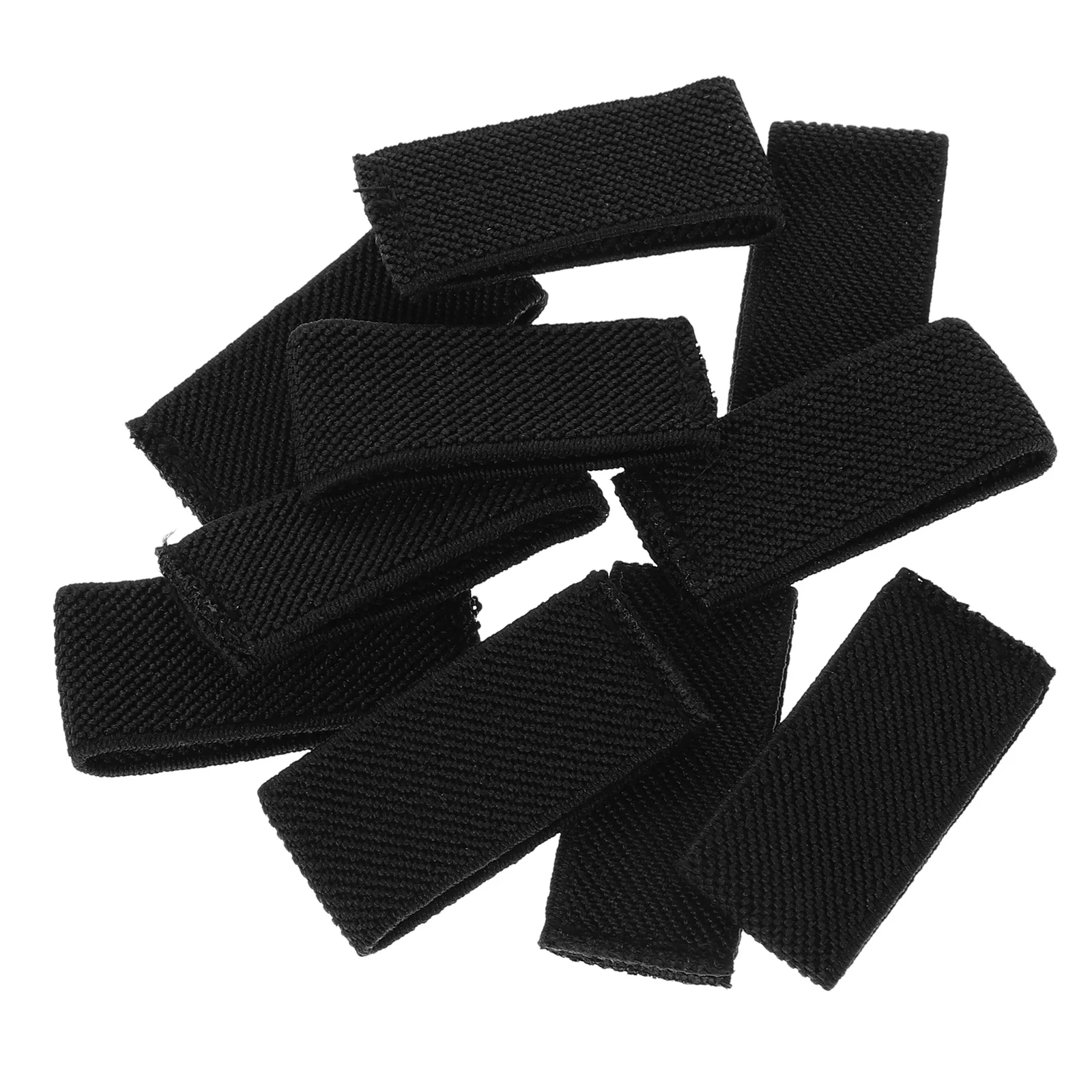 

10pcs Belt Durable Canvas Elastic Twill Duty Bag Fixing Cord Aluminum Strap Straps Holder Holder Retainer