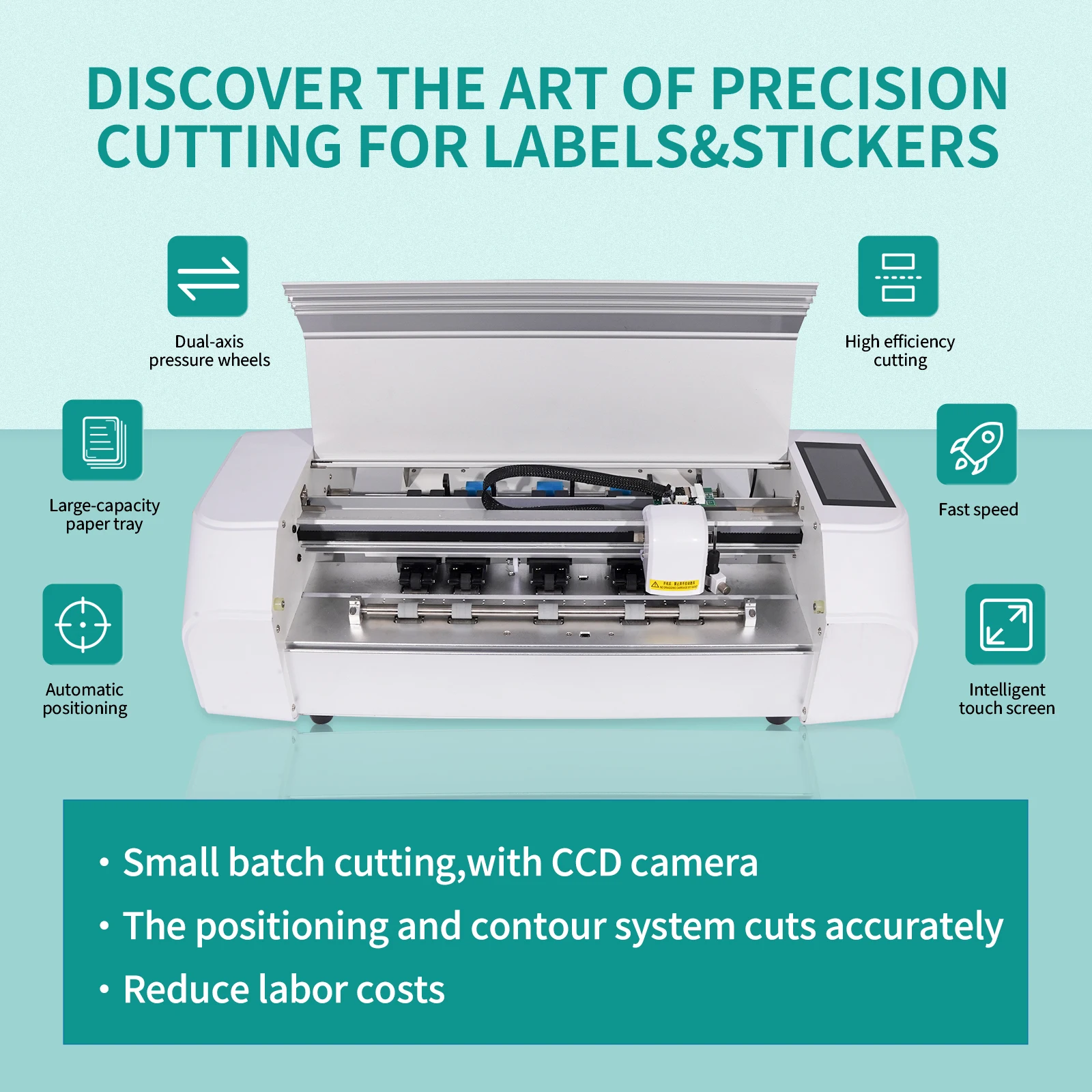Wholesale Digital Automatic Die Cutting Machine Vinyl Sticker Paper Plotter for Sticker Labels
