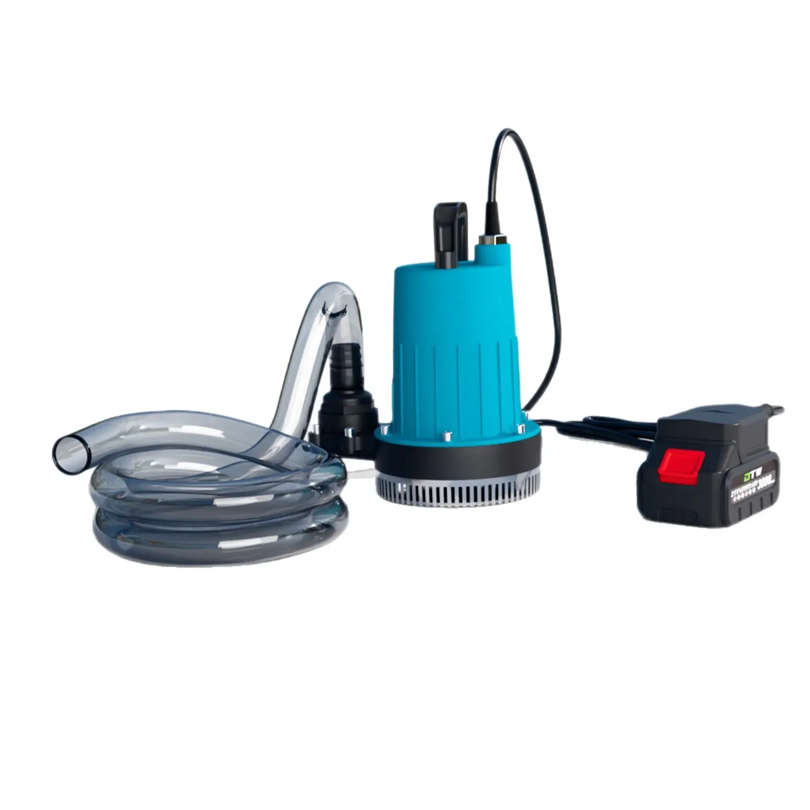 Pump 21V lithium battery submersible pump outdoor wireless portable multi-function pumping fish pond change water irrigation