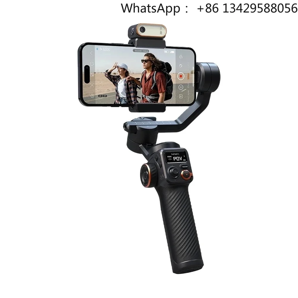 

Hohem ISteady M6 KIT Handheld Gimbal Stabilizer Selfie Tripod for Smartphone with AI Magnetic Fill Light Video Lighting