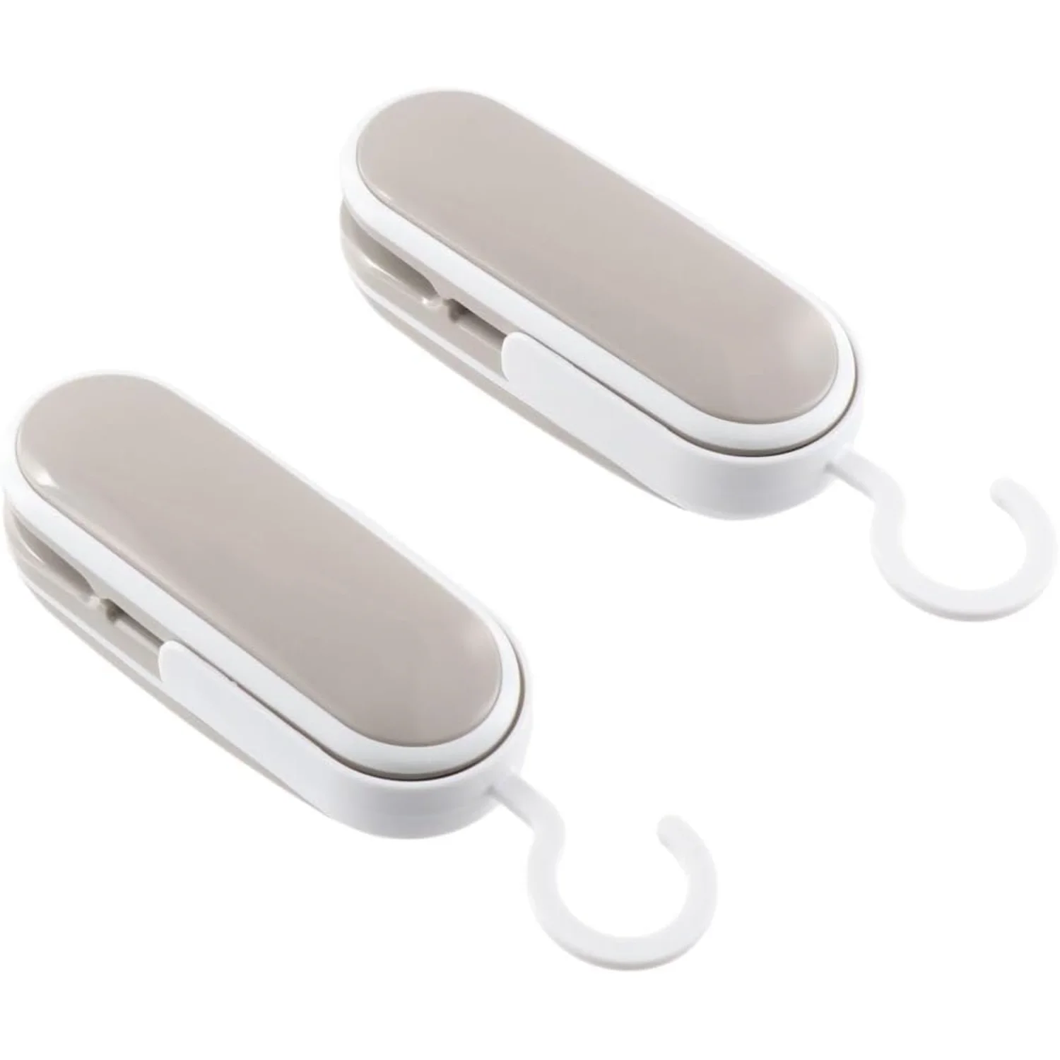 2 упаковки мини-запайщика пакетов, портативные термовакуумные упаковщики 2 в 1, упаковщик пластиковых пакетов с мини-запайкой для пищевых продуктов для стружки (без батареи)