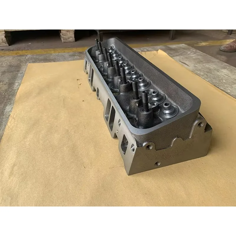 رأس الأسطوانة GM350 5.7L SBC رأس الأسطوانة لـ 1996 وما فوق GM350 VORTEC 906 062 لـ CHEVY GM350 12558060 12529093 حديد الزهر V8 #6