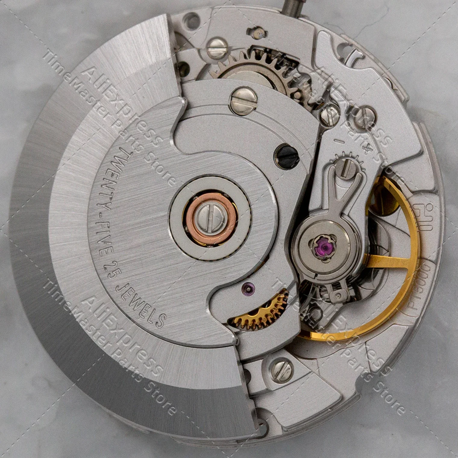 PT5000 automatic mechanical watch mechanical movement with DT28800 / hour frequency watch parts white dial